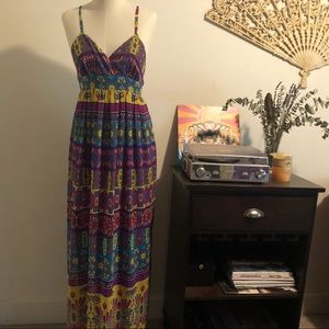 super colorful psychedelic maxi!